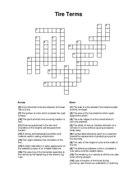 The Crossword Solver found 30 answers to "Tire pressure measurement (abbr.)", 3 letters crossword clue. The Crossword Solver finds answers to classic crosswords and …